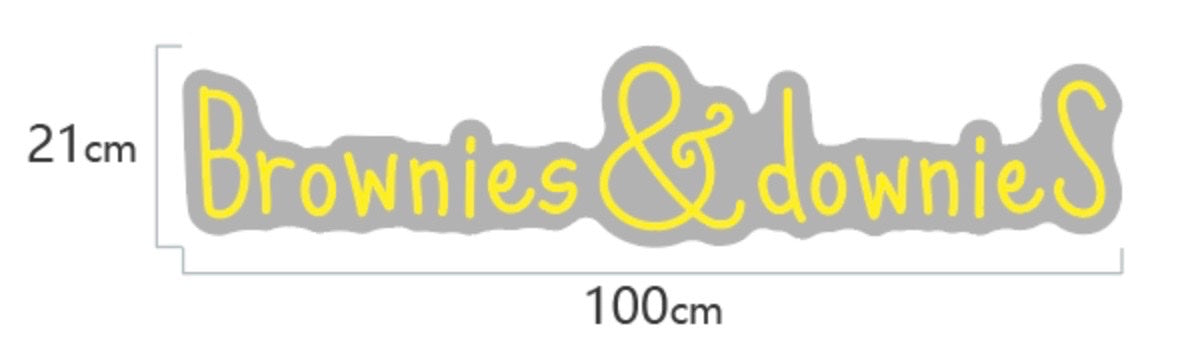 Brownies&downieS x NeonWorld