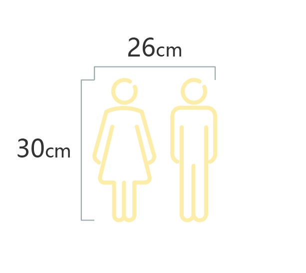 Wc Pictogram X NeonWorld