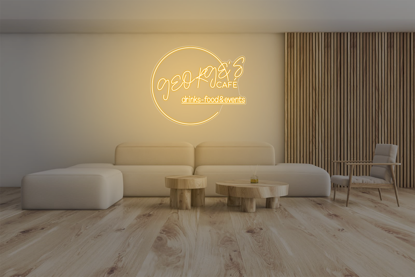 George's Café x NeonWorld