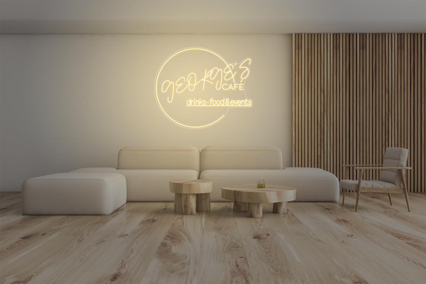 George's Café x NeonWorld