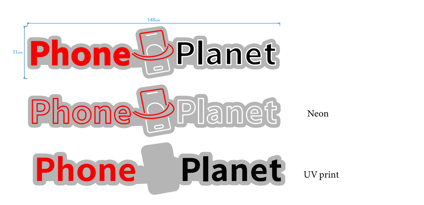 Phone Planet x NeonWorld
