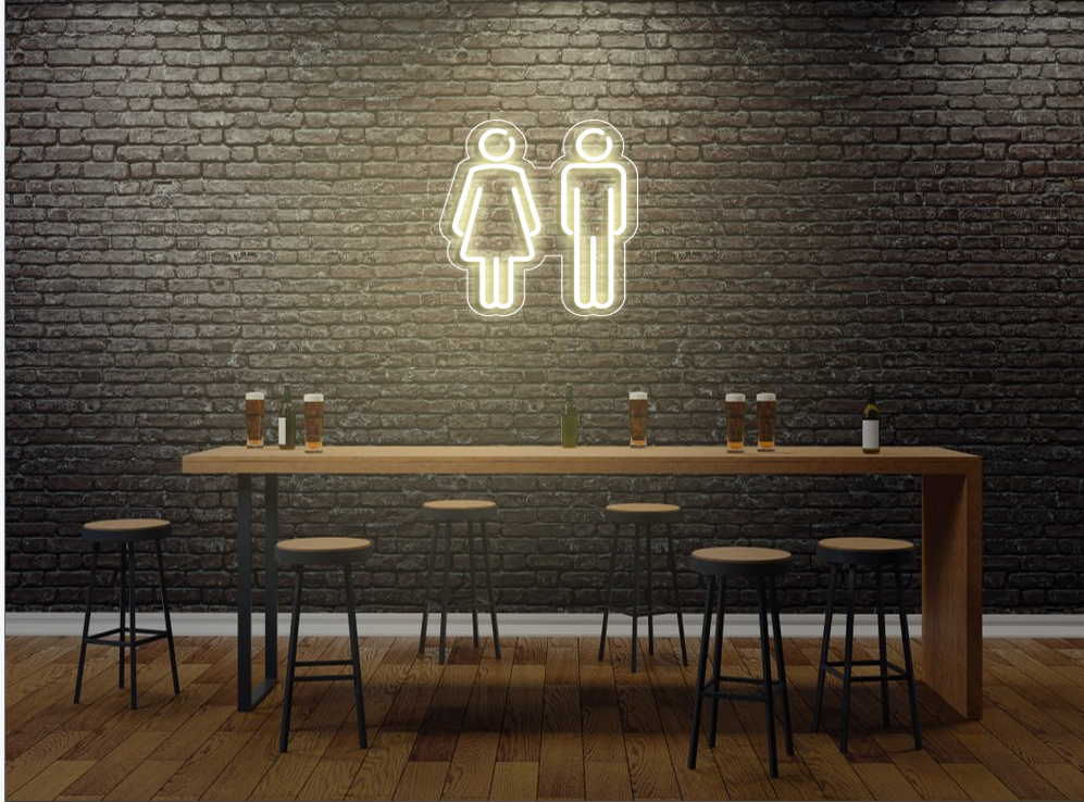 Wc Pictogram X NeonWorld