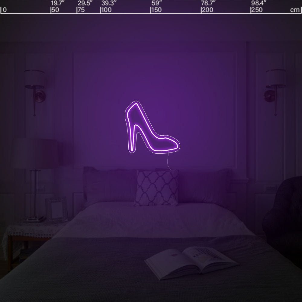 Led neon sign - Led neon bord - op maat gemaakt - custom - meerdere kleuren - figure(s) - High heels led neon sign