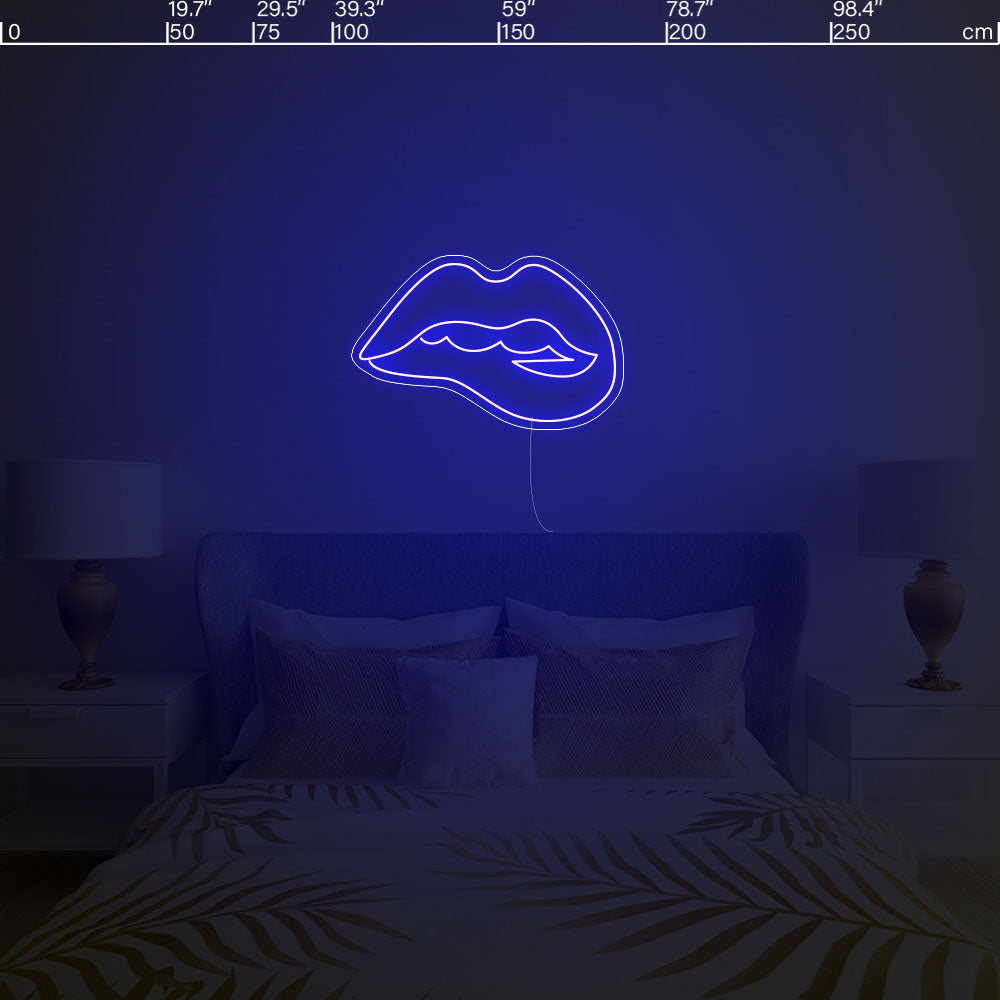 Led neon sign - Led neon bord - op maat gemaakt - custom - meerdere kleuren - figure(s) - Lip(s) led neon sign