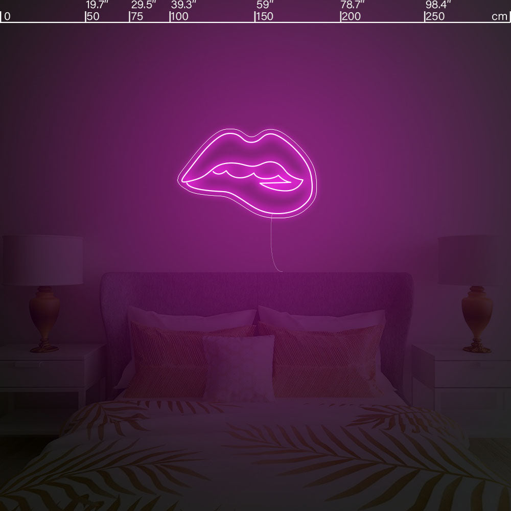 Led neon sign - Led neon bord - op maat gemaakt - custom - meerdere kleuren - figure(s) - Lip(s) led neon sign