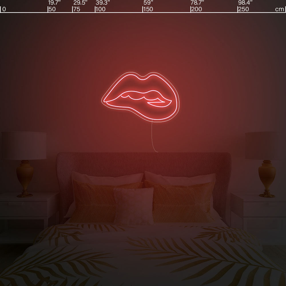Led neon sign - Led neon bord - op maat gemaakt - custom - meerdere kleuren - figure(s) - Lip(s) led neon sign