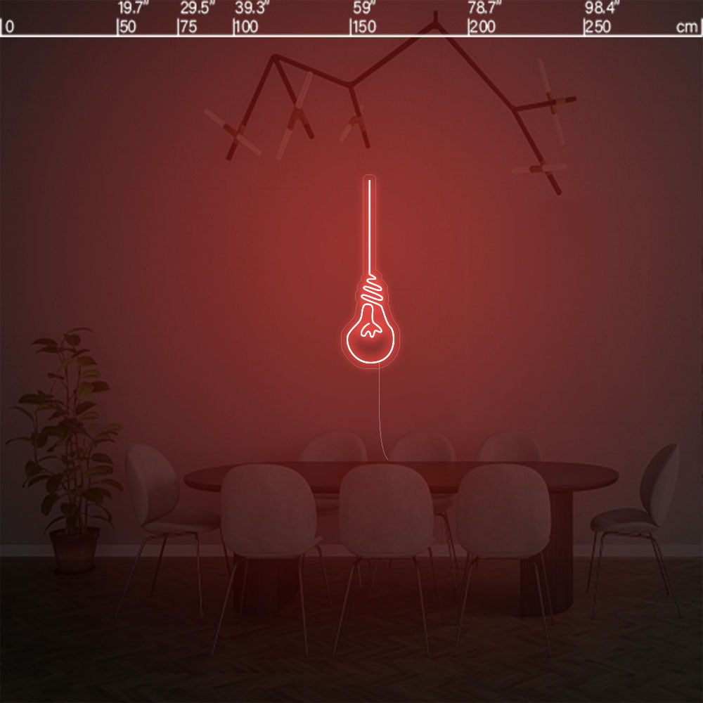 Led neon sign - Led neon bord - op maat gemaakt - custom - meerdere kleuren - figure(s) - Light bulb led neon sign