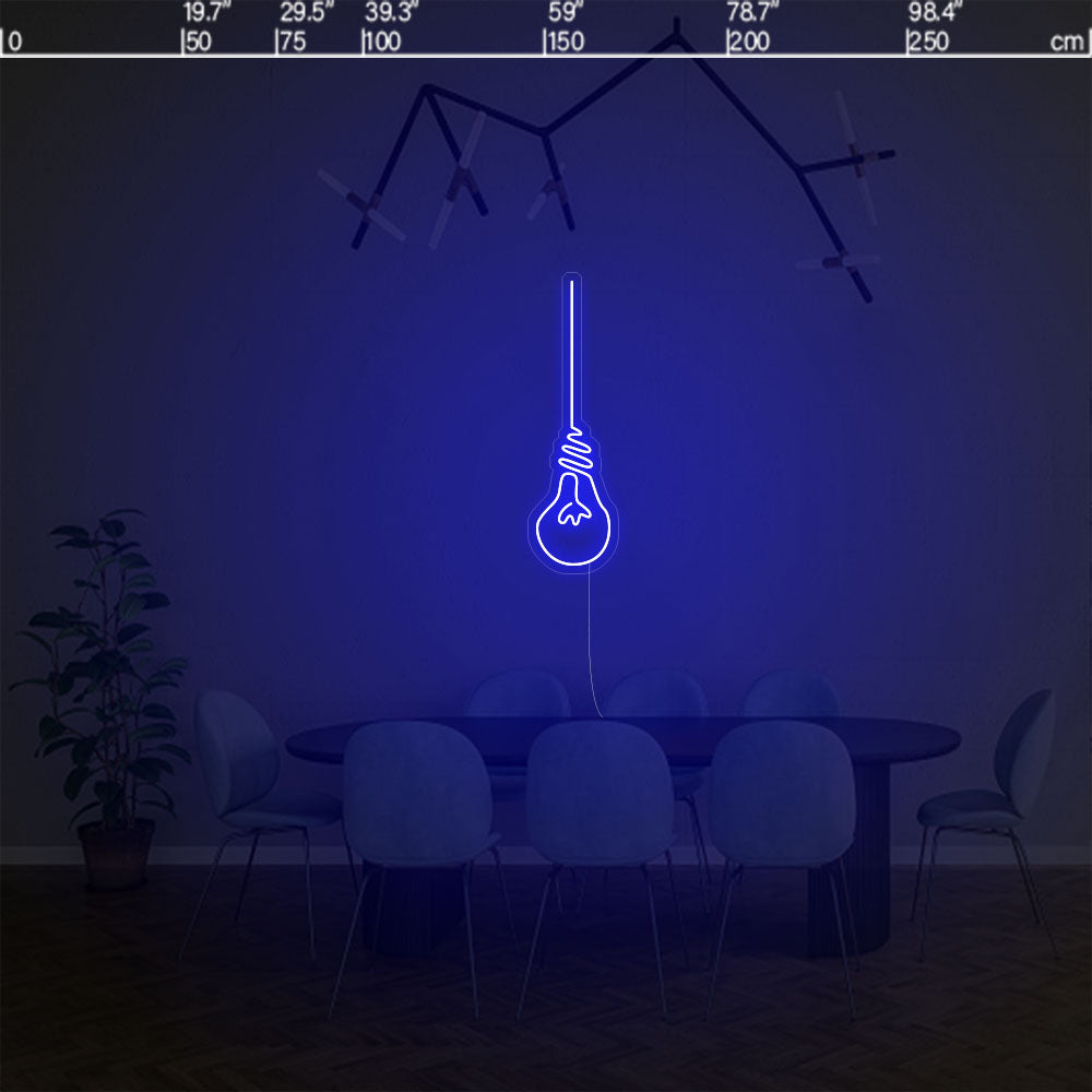 Led neon sign - Led neon bord - op maat gemaakt - custom - meerdere kleuren - figure(s) - Light bulb led neon sign