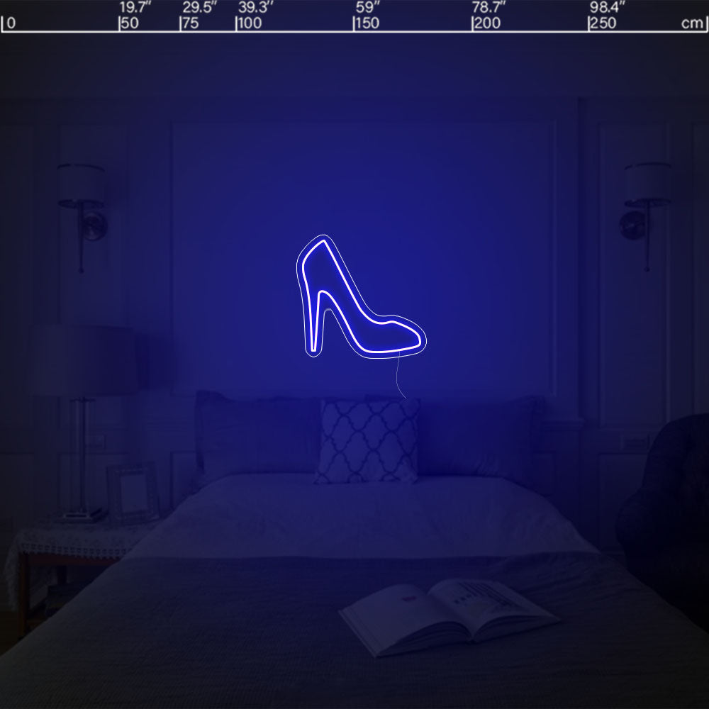 Led neon sign - Led neon bord - op maat gemaakt - custom - meerdere kleuren - figure(s) - High heels led neon sign 