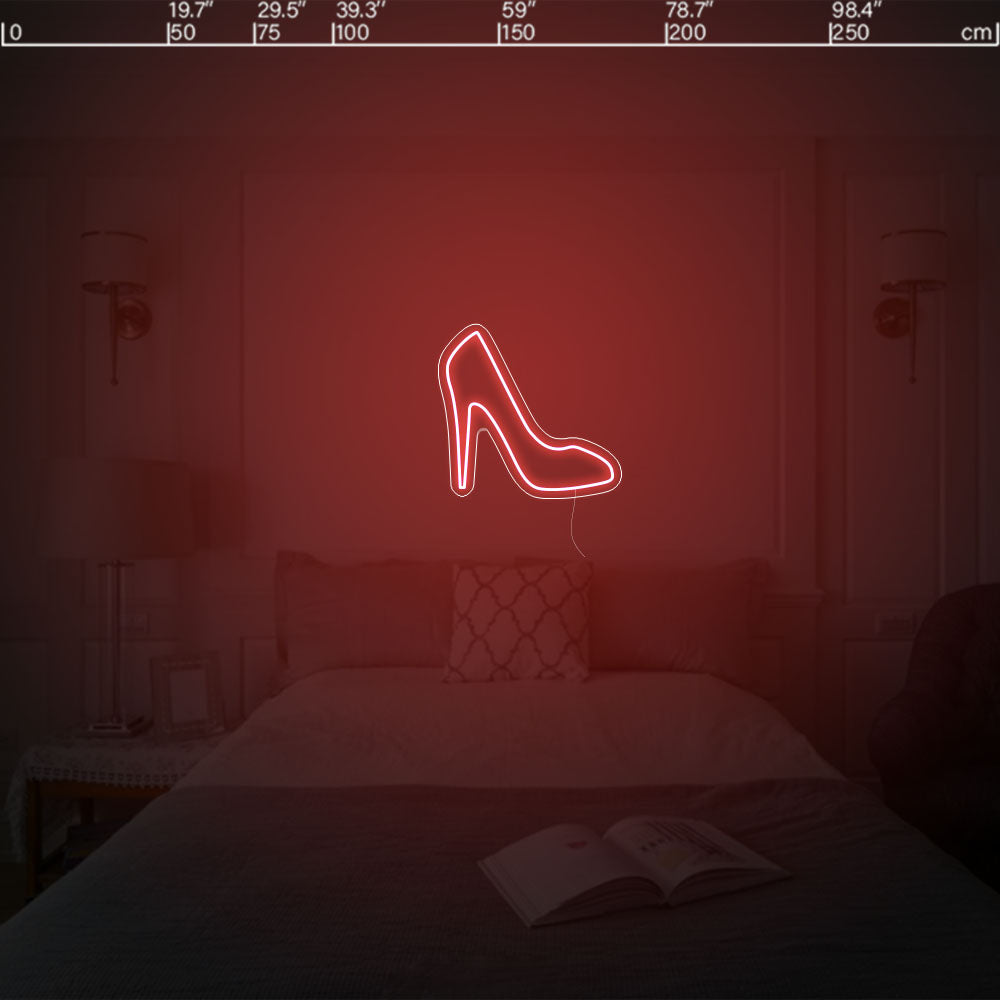 Led neon sign - Led neon bord - op maat gemaakt - custom - meerdere kleuren - figure(s) - High heels led neon sign 