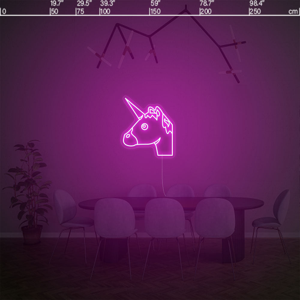 Led neon sign - Led neon bord - op maat gemaakt - custom - meerdere kleuren - figure(s) - Unicorn led neon sign 