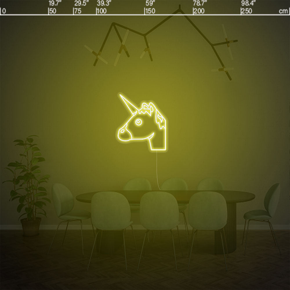 Led neon sign - Led neon bord - op maat gemaakt - custom - meerdere kleuren - figure(s) - Unicorn led neon sign 