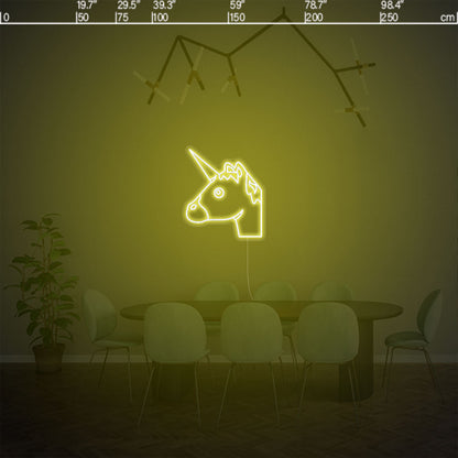 Led neon sign - Led neon bord - op maat gemaakt - custom - meerdere kleuren - figure(s) - Unicorn led neon sign 