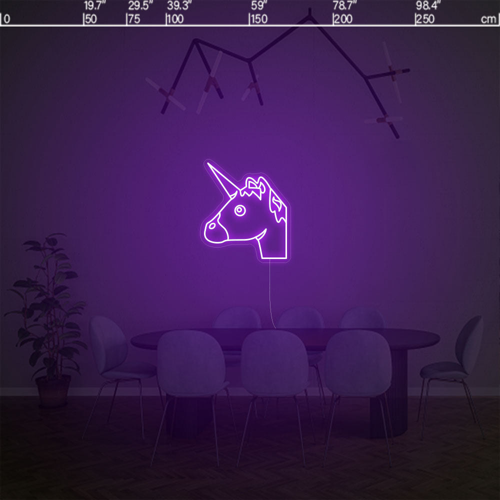 Led neon sign - Led neon bord - op maat gemaakt - custom - meerdere kleuren - figure(s) - Unicorn led neon sign 