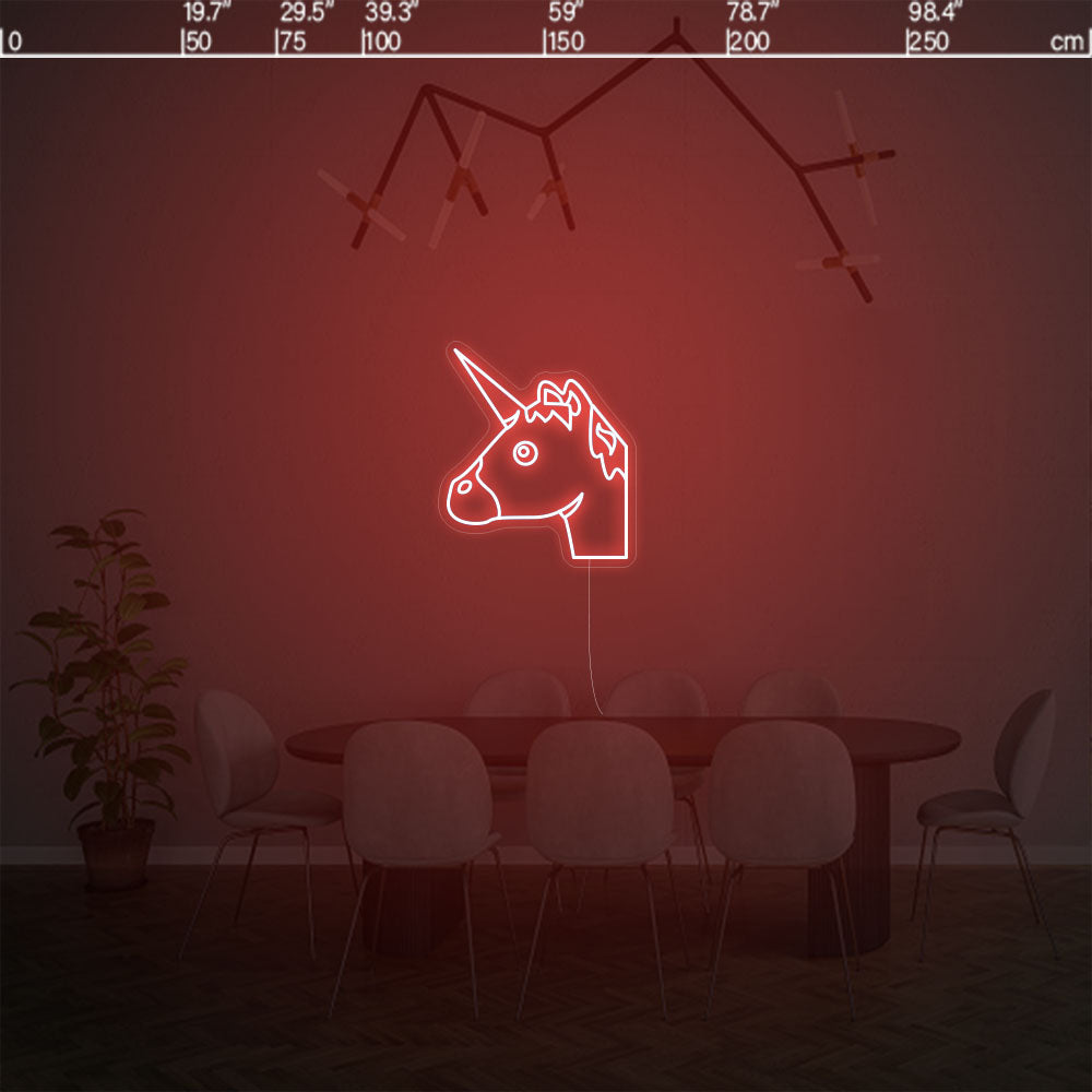 Led neon sign - Led neon bord - op maat gemaakt - custom - meerdere kleuren - figure(s) - Unicorn led neon sign 