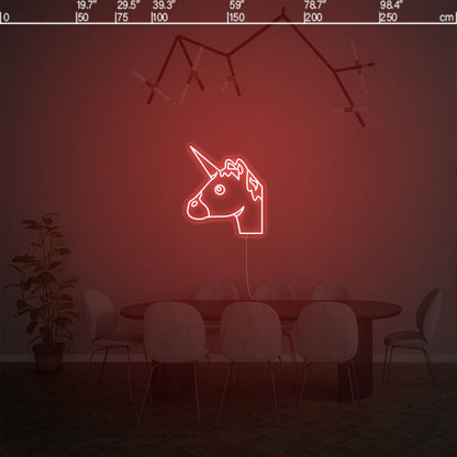 Led neon sign - Led neon bord - op maat gemaakt - custom - meerdere kleuren - figure(s) - Unicorn led neon sign 